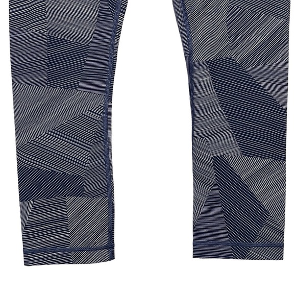 Lululemon Wunder Under Crop Leggings Womens 6 High Rise Printed Pull On Luxtreme - Picture 3 of 8